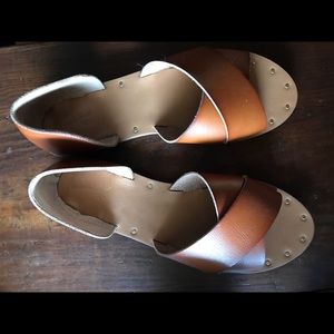 Universal Thread Sandals in brown from Target
